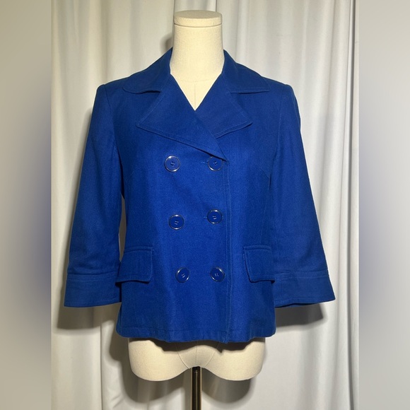 Banana Republic Jackets & Blazers - Banana Republic Royal Blue Double Breasted Jacket | XS